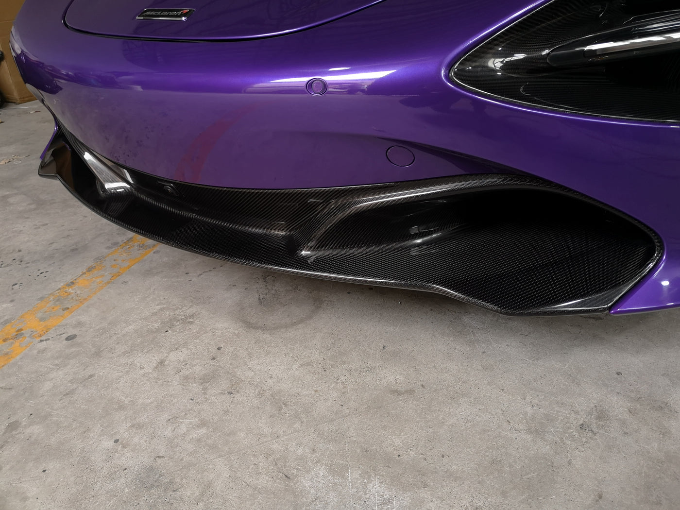 720S Real Carbon Fiber Front Bumper Lip for McLaren