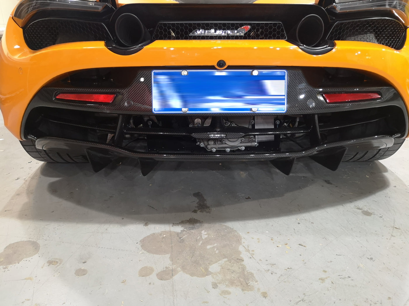 720S Real Carbon Fiber Rear Bumper Lip for McLaren
