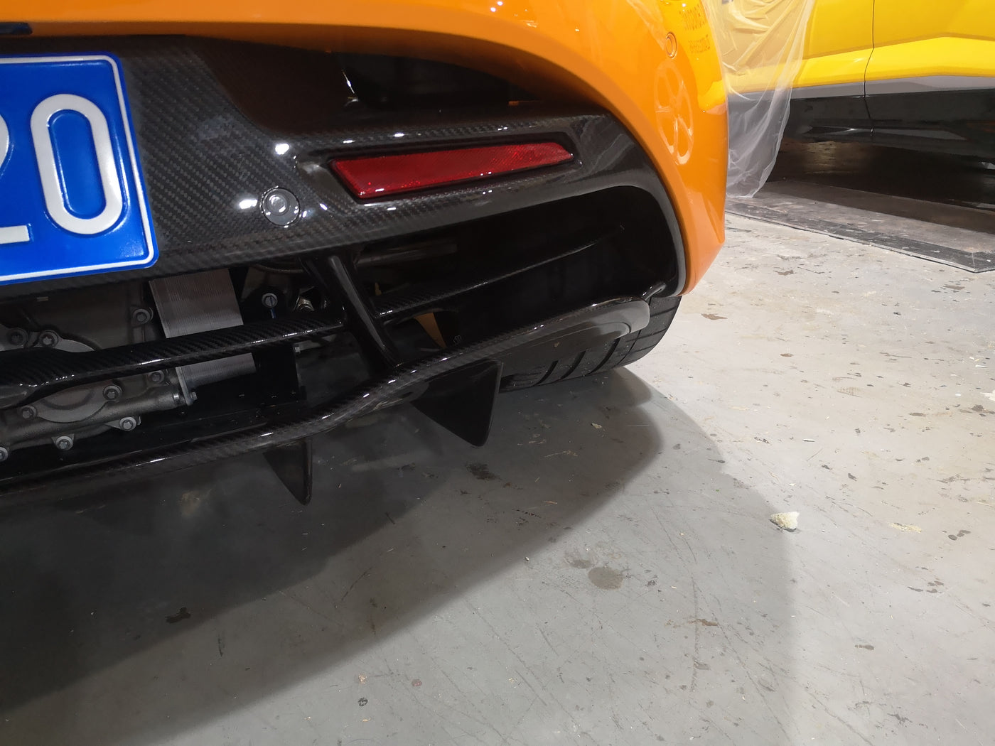 720S Real Carbon Fiber Rear Bumper Lip for McLaren